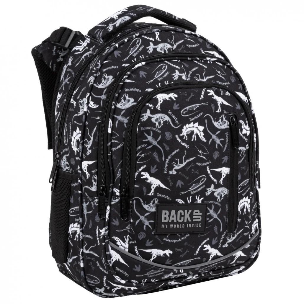Rucsac BackUP Dinosaury Black PLB4R114