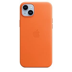  Apple Leather Case Magsafe for iPhone 14 Plus Orange