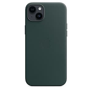  Apple Leather Case Magsafe for iPhone 14 Forest Green