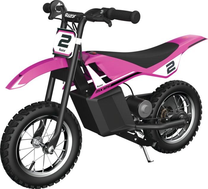Электрический мотоцикл Razor MX125 Dirt Rocket Pink