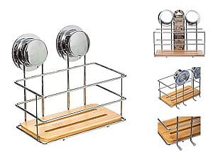 Etajera Five pe ventuze 19X12X18.5cm
