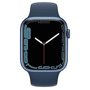 Cмарт часы Apple Watch Series 7 45mm Blue Sport Band (MKN83)