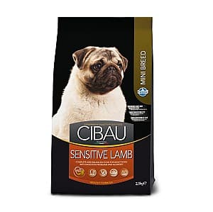 Hrană uscată pentru câini Cibau SENSITIVE  LAMB MINI 2,5 KG