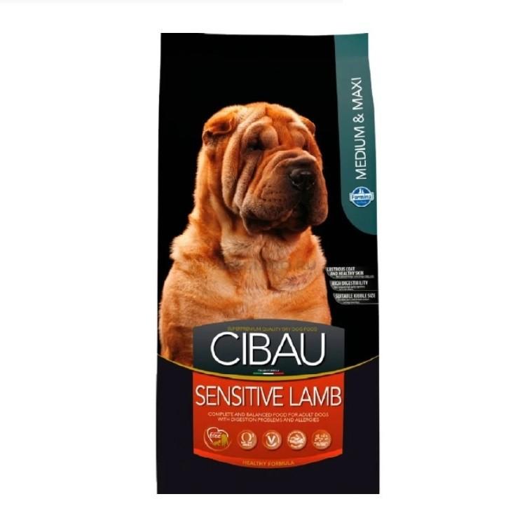 Hrana uscata pentru caini Cibau SENSITIVE LAMB MEDIUM / MAXI  12 KG