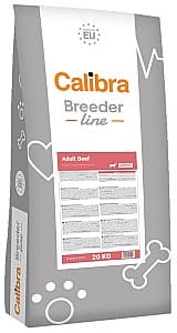 Hrana uscata pentru caini Calibra Breeder Line P Adult Beef 20kg