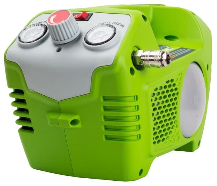Компрессор автомобильный Greenworks G40AC 2л