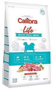 Hrana uscata pentru caini Calibra Life Senior Small Breed Lamb 1.5kg