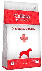 Hrană uscată pentru câini Calibra Diabetes & Obesity 12 Kg