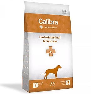 Hrană uscată pentru câini Calibra Gastrointestinal&Pancreas 2kg