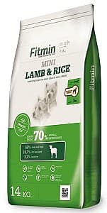 Hrana uscata pentru caini Fitmin Mini Lamb&Rice 14kg