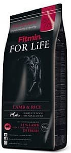 Hrană uscată pentru câini Fitmin For Life Adult Lamb & Rice 14kg