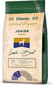 Hrana uscata pentru caini Fitmin Maxi Junior Lamb&Beef 12kg