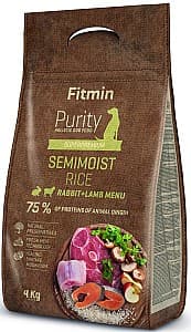 Hrana uscata pentru caini Fitmin Purity Rise Semimoist Rabit&Lamb 4kg
