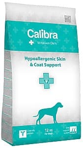 Hrană uscată pentru câini Calibra Hypoallergenic Skin&Coat Support 12kg