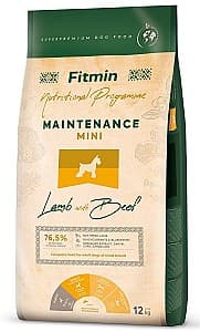 Hrana uscata pentru caini Fitmin Maintenance Mini Lamb&Beef 12kg