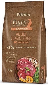 Hrană uscată pentru câini Fitmin Purity GF Adult Beef 2kg