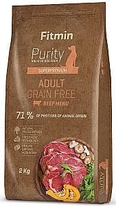 Hrana uscata pentru caini Fitmin Purity GF Adult Beef 2kg