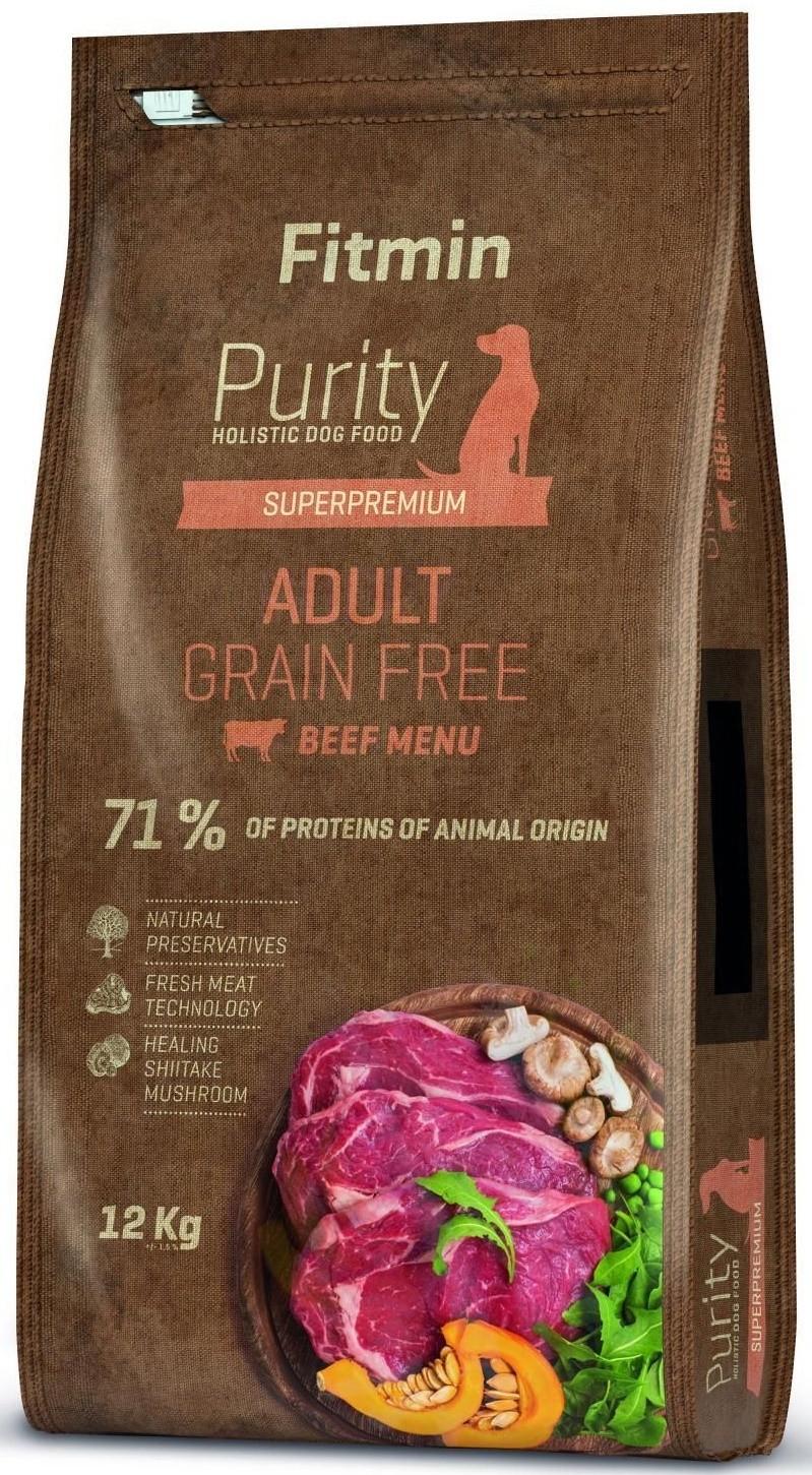 Hrana uscata pentru caini Fitmin Purity GF Adult Beef 12kg