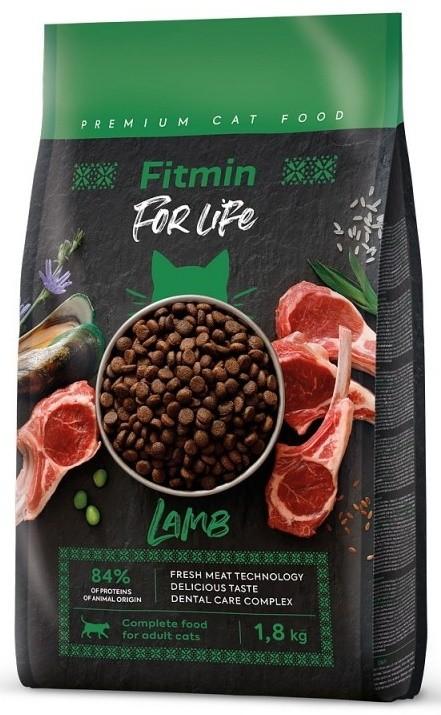 Hrana uscata pentru pisici Fitmin For Life Adult Lamb 1.8kg