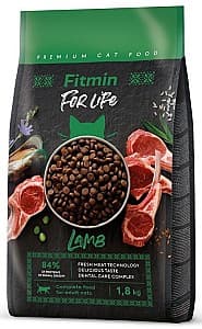 Hrana uscata pentru pisici Fitmin For Life Adult Lamb 1.8kg