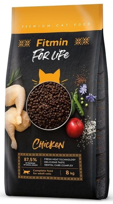 Hrana uscata pentru pisici Fitmin For Life Adult Chicken 8kg