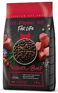 Сухой корм для кошек Fitmin For Life Castrate Beef 1.8kg