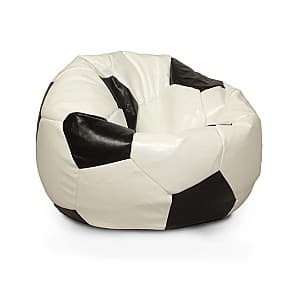 Кресло мешок Because Ball Bean Bag White-Black XL