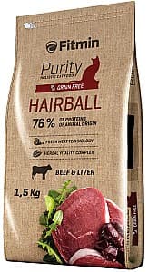 Hrana uscata pentru pisici Fitmin Purity Hairball 1.5kg