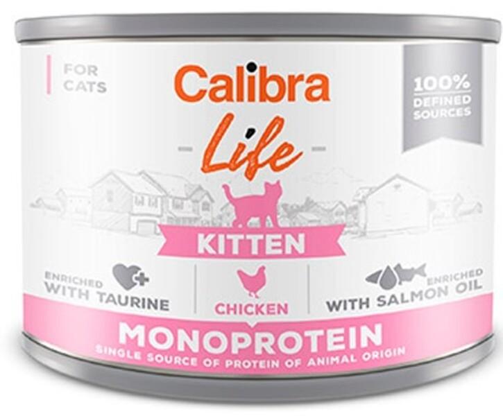 Hrana umeda pentru pisici Calibra Life Can Kitten Chicken 200g
