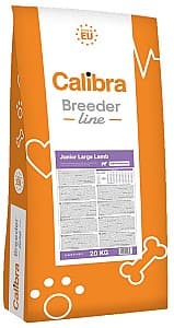 Hrană uscată pentru câini Calibra Breeder Line Junior Large Lamb 20kg