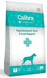 Hrană uscată pentru câini Calibra Veterinary Diets Hipoallergenic Skin&Coat Support 2kg