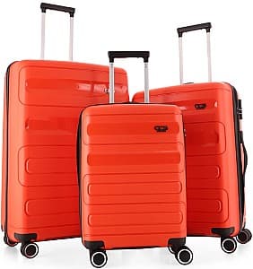 Чемодан CCS 5225 Set Orange