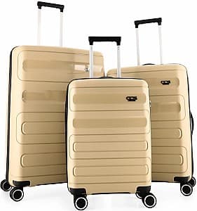 Чемодан CCS 5225 Set Beige