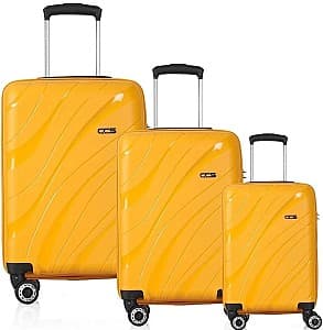 Чемодан CCS 5223 Set Yellow