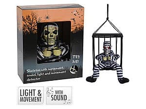 Figurina personaj Halloween LED Schelet