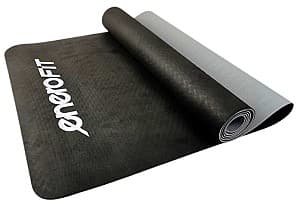 Covoras pentru fitness Enero Fitness Yoga Mat (10406080) Black/Gray