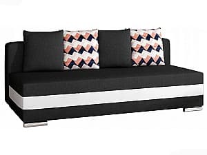 Canapea Eltap Calia Sawana 14/Soft 17/Zigzag 60 Black/White