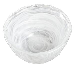 Bol Arda Cam SEA URCHIN Alabaster White 8,5 cm (6 buc)