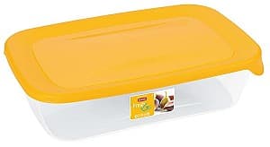 Set de recipiente alimentare Curver FRESH&GO 1,0 L galben