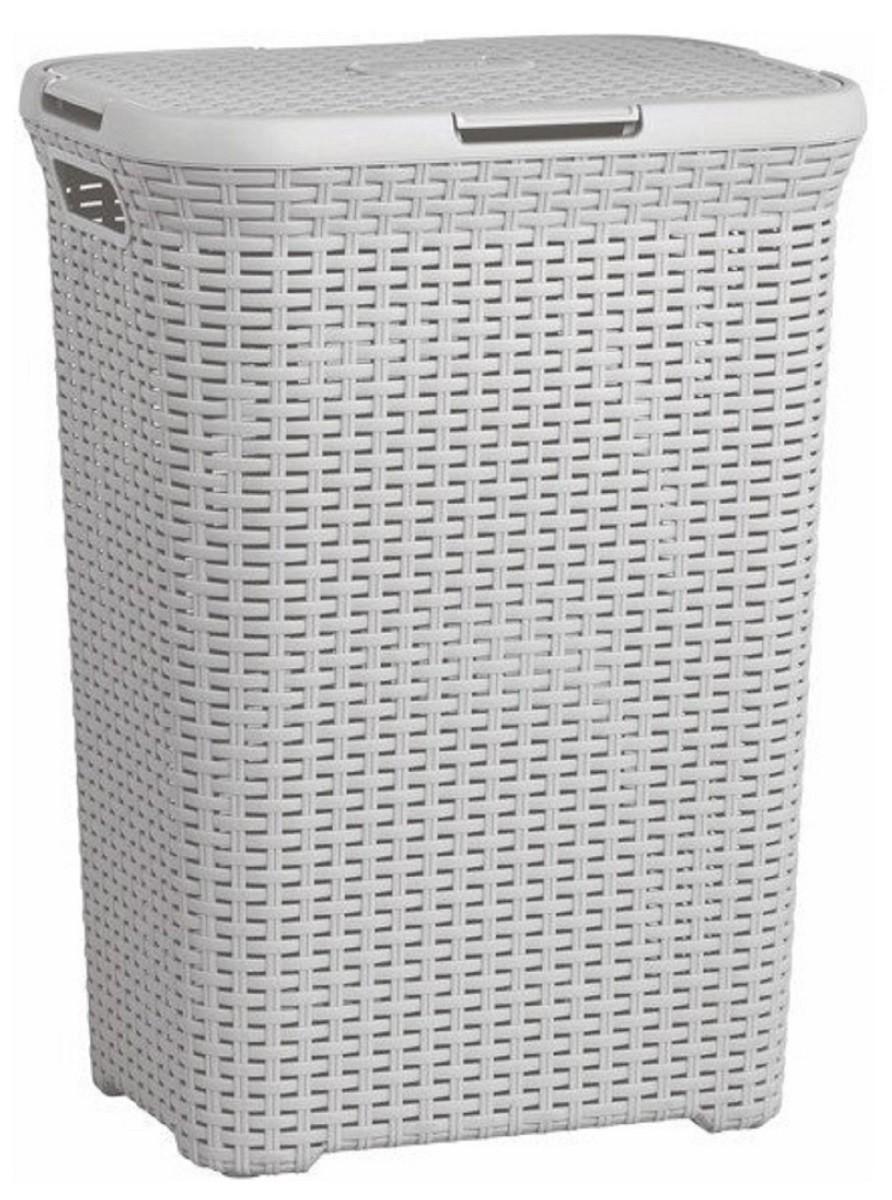 Корзина для белья Curver NATURAL STYLE 60 L серый