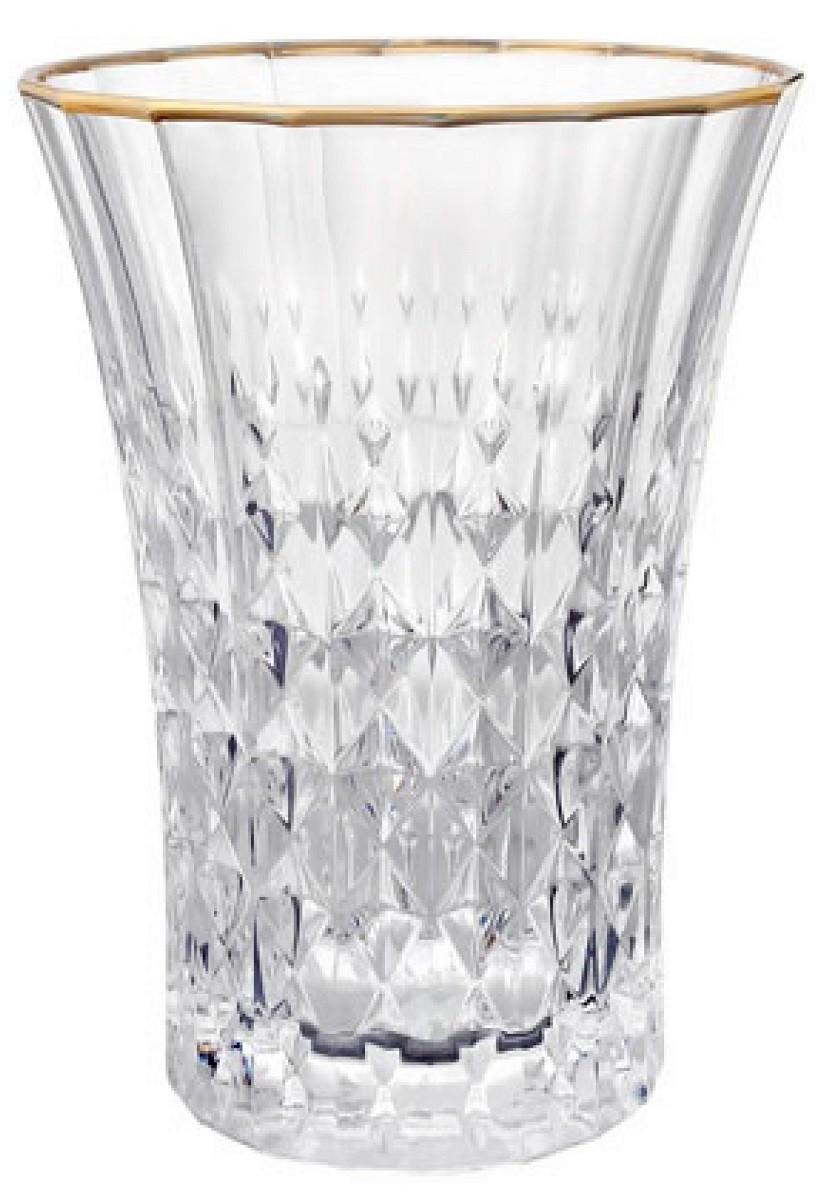 Pahare Cristal D'Arques LADY DIAMOND Gold 360 ml set 6 buc