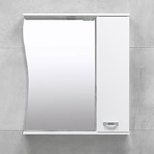 Зеркало в ванную Bayro DEMO 750X750 БЕЛЫЙ ПРАВЫЙ (110110)