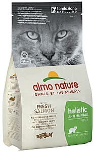 Hrana uscata pentru pisici Almo Nature HOLISTIC Hairball Salmon 400g