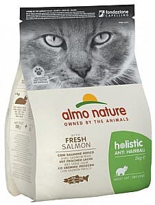 Hrana uscata pentru pisici Almo Nature HOLISTIC Hairball Salmon 2kg