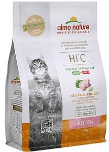 Hrana uscata pentru pisici Almo Nature HFC Kitten Chicken 300g