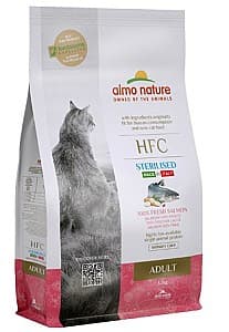 Hrana uscata pentru pisici Almo Nature HFC Adult Sterilized Salmon 1.2kg