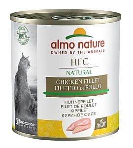 Hrană umedă pentru pisici Almo Nature HFC Can Natural Chicken Fillet 280g