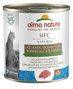 Hrană umedă pentru pisici Almo Nature HFC Can Natural Atlantic Tuna 280g