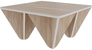 Masuta de cafea, reviste DECO Diamond Oak/White