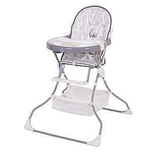 Стул для кормления простой Polini Kids 252 Бегемотик Gray